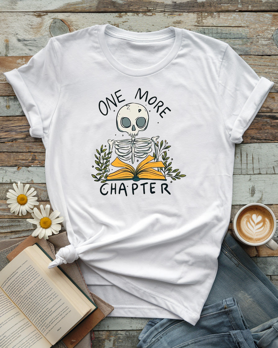 One More Chapter Skeleton Tee