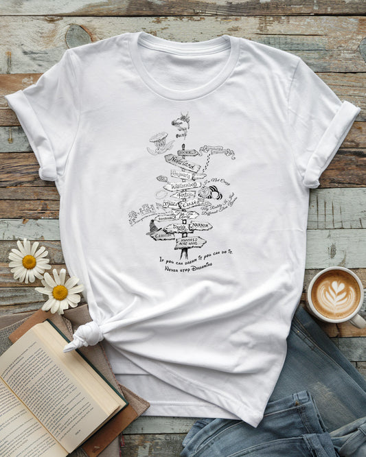 Bookish Worlds Signpost Tee