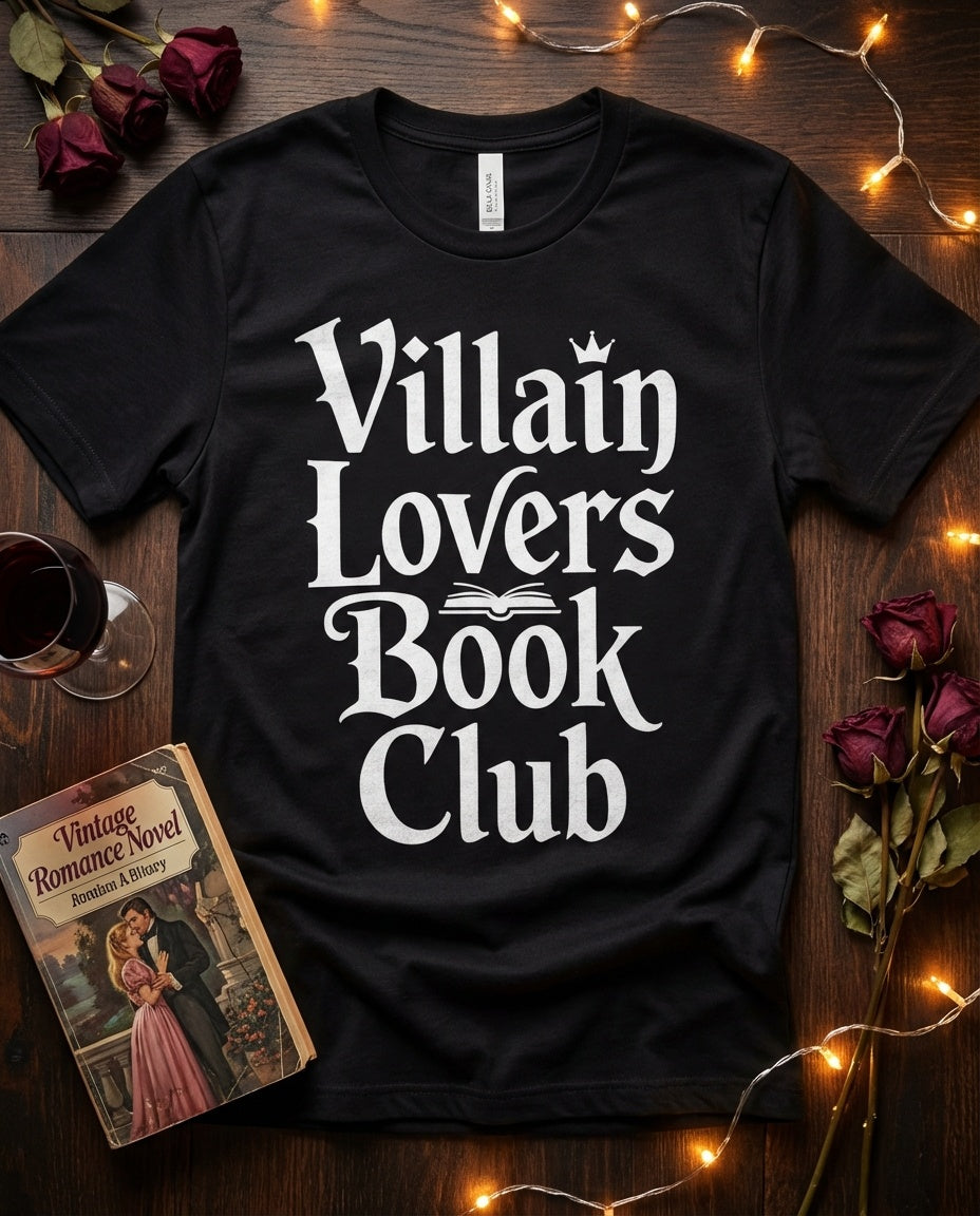 Villain Lovers Book Club t-shirt - BookAddictHub