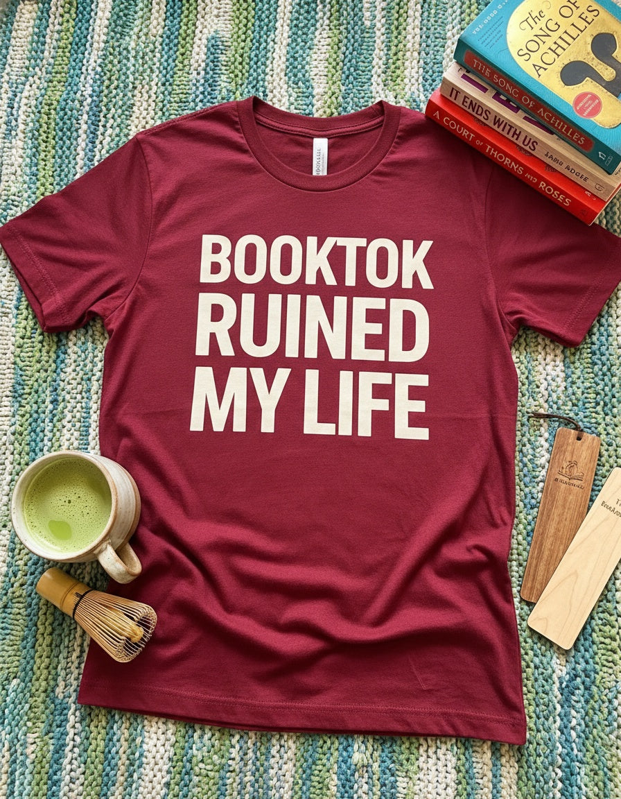 BookTok Ruined My Life — BookTok Tee in Athletic Heather